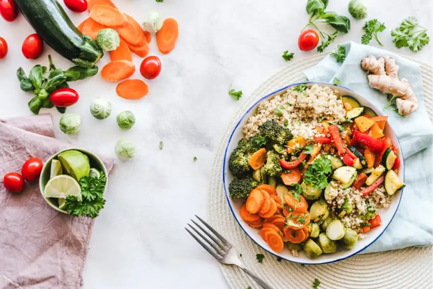 Gesund zunehmen Mittagessen